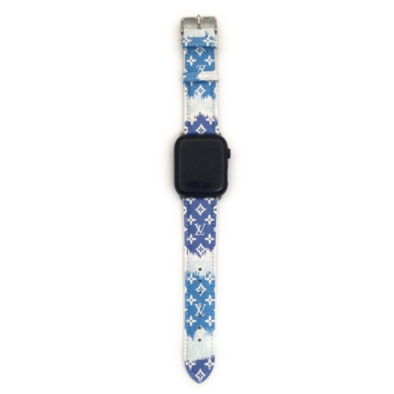 Watch band Blue Tie-Dye Monogram Watch Band