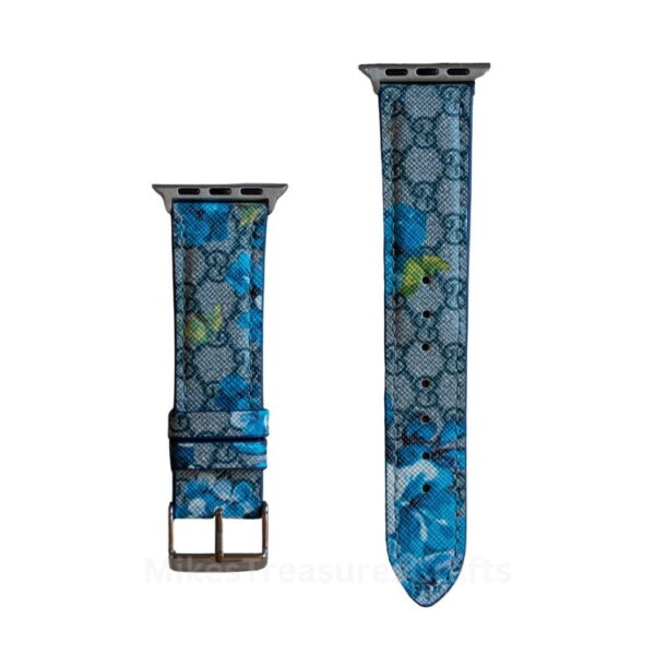 Blues GG Luxury Watch Band - MikesTreasuresCrafts