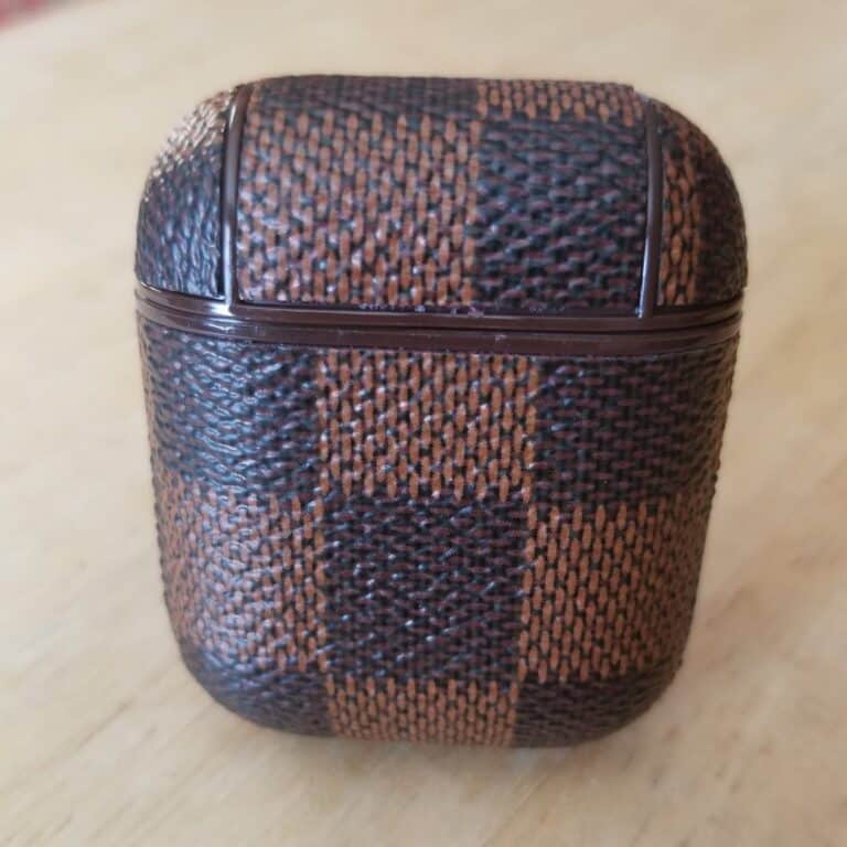 Airpods Case Brown Grid Airpods Case