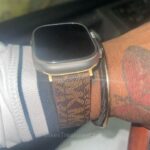 Brown MK Luxury Watch Band - MikesTreasuresCrafts