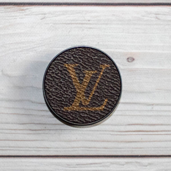 Brown Monogram Pop-Socket - MikesTreasuresCrafts