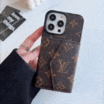 Brown Monogram Rear Wallet iPhone Case - MikesTreasuresCrafts