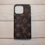 Brown Monogram Rear Wallet iPhone Case - MikesTreasuresCrafts