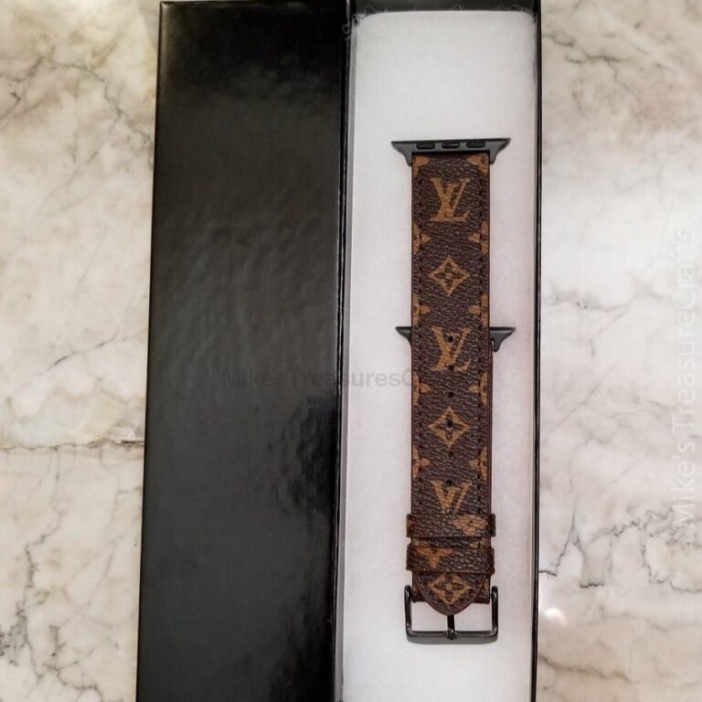Watch band Brown Monogram Watch Band - Small Print