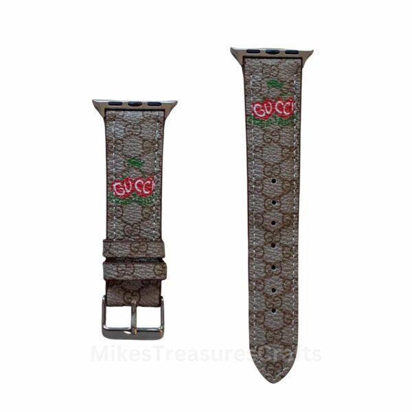 Cherry GG Luxury Watch Band - MikesTreasuresCrafts