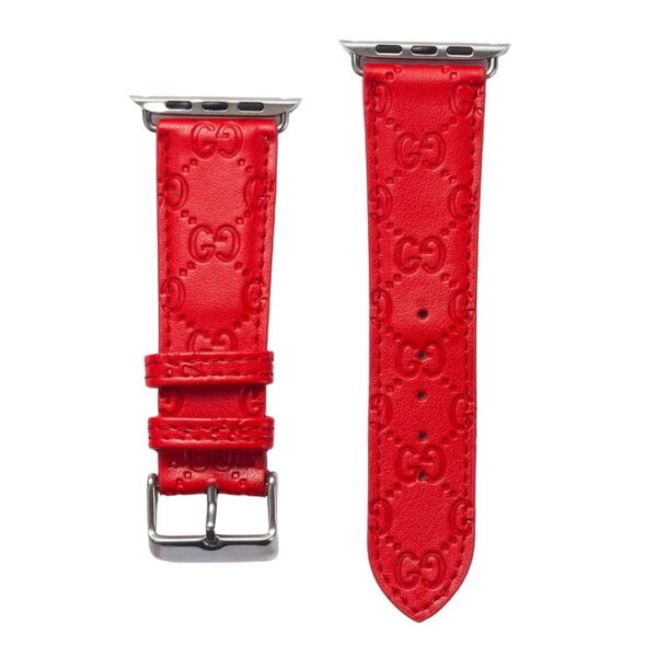 Watch band Red Emboss GG Luxury Watch Band