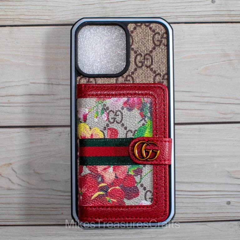 Roses GG Wallet iPhone Case - MikesTreasuresCrafts