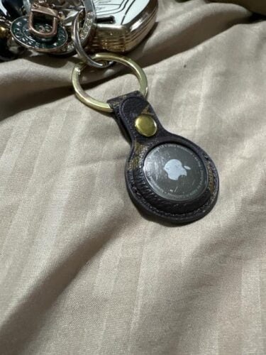 Brown Monogram AirTag Keychain photo review