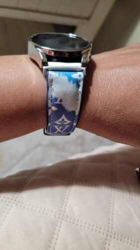 Blue Tie-Dye Monogram Watch Band photo review