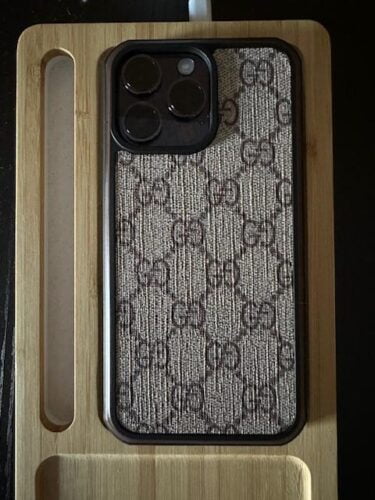 Beige GG Protective iPhone Case photo review