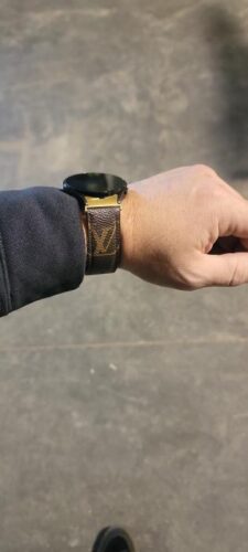 Brown Monogram Luxury Watch Band photo review