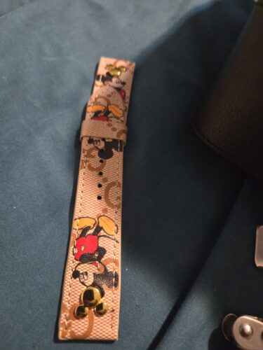 Tan Mickey GG Luxury Watch Band photo review