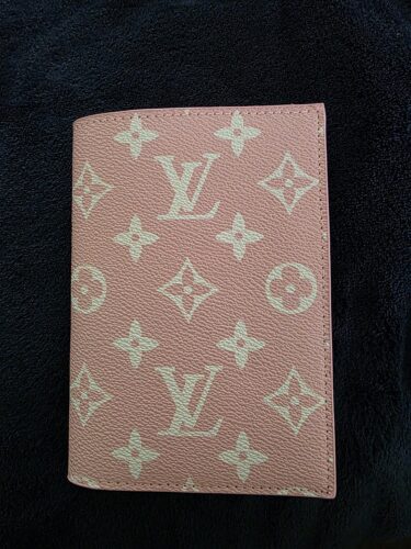 Pink Monogram Passport Wallet photo review