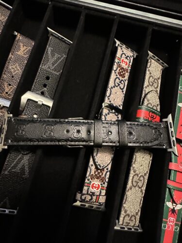 Black Emboss GG Luxury Watch Band photo review