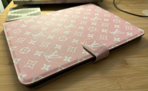 Pink Monogram iPad Case photo review