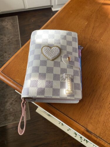 White Grid Ring Planner photo review